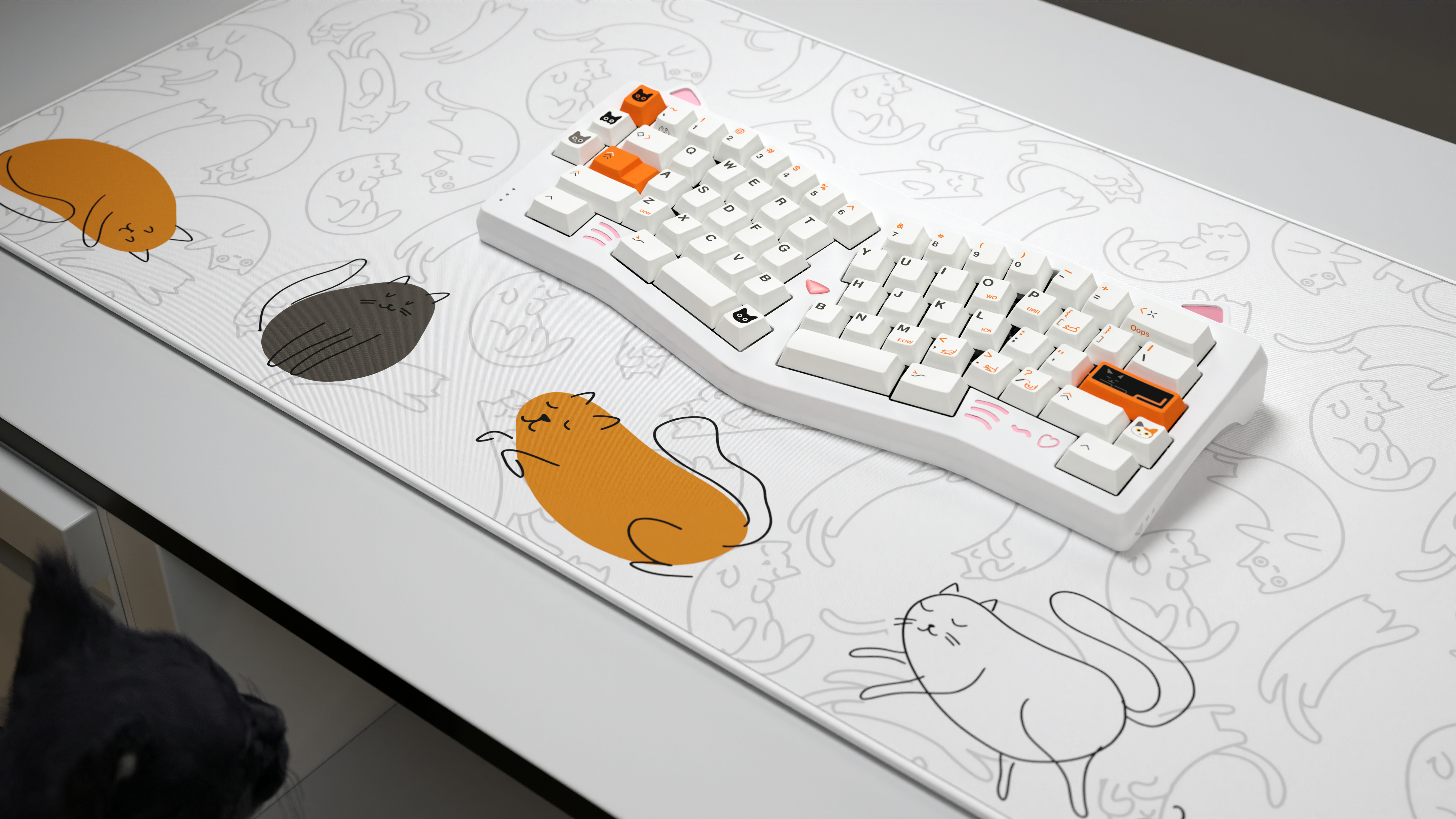 MW Calico Keycaps